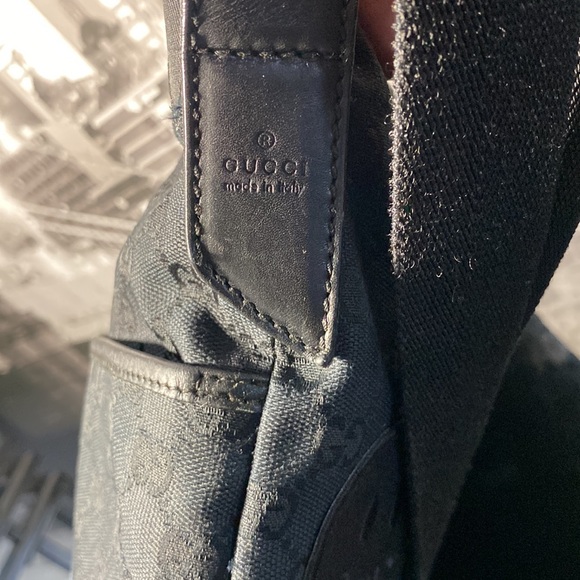Gucci Black Patch GG Messenger Crossbody Bag - Picture 11 of 16